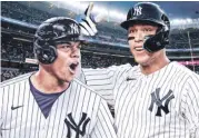  ?? ?? Juan Soto y Aaron Judge, de los Yankees.