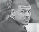  ?? NANCY LANE/AP ?? Aaron Hernandez’s epic fall ended with suicide in a prison cell.