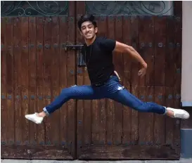  ?? Luis Alberto Pérez Lezama, estudiante de Danza de la UAP. ESPECIAL ??