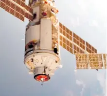  ?? EFE / ROSCOSMOS ?? Iniciarán proyecto ruso de estación de servicio orbital