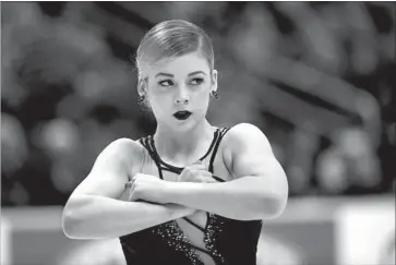  ?? Jamie Squire Getty Images ?? GRACIE GOLD, a two-time U.S. women’s champion and member of the bronze medal-winning team at the 2014 Olympics, is leaving figure skating to receive treatment for depression, anxiety and an eating disorder.