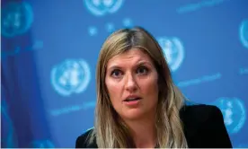  ?? Photograph: Jewel Samad/AFP/Getty Images ?? Beatrice Fihn: ‘They should at least welcome people mobilizing against nuclear weapons, because what are the other options? That we mobilise people in favour?’