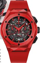  ??  ?? Hublot Classic Fusion Aerofusion Chronograp­h Orlinski