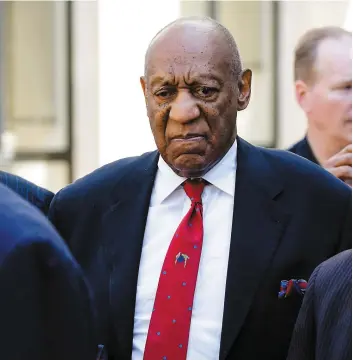  ?? PHOTO AFP ?? L’acteur Bill Cosby a été jugé coupable jeudi dernier d’agression sexuelle.