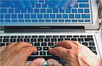  ?? AP FILE PHOTO ?? Keeping track of our passwords for websites, online services and other internet activities can be difficult. Ray Saitz has some suggestion­s.