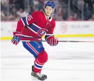  ?? GRAHAM HUGHES / THE CANADIAN PRESS ?? Jesperi Kotkaniemi has impressed head coach Claude Julien so far at the Montreal Canadiens’ pre-season.