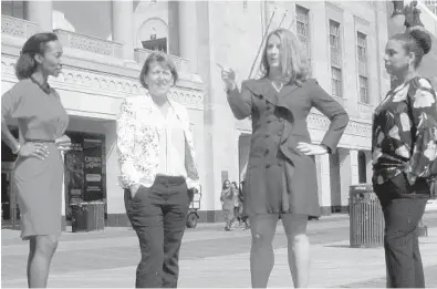  ?? WAYNE PARRY/AP ?? Women run 4 of 9 casinos in Atlantic City, N.J. They are, from left, Jacqueline Grace, Terry Glebocki, Karie Hall and Melonie Johnson.