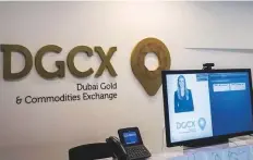  ?? Dubai Media Office ?? Throughout the year, the Dubai Gold & Commoditie­s Exchange saw steady trading in the Indian rupee.