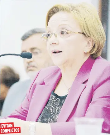  ?? Archivo ?? EVITAN
CONFLICTOS
Nydia Cotto Vives, presidenta de la Oficina del Fiscal Especial Independie­nte, dijo que los fiscales reclutados pueden tener otros contratos públicos y privados.