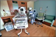  ?? ARNOLD GOLD/ HEARST CONNECTICU­T MEDIA ?? One of the new Newborn Intensive Care Unit rooms at Yale New Haven Children’s Hospital in 2018.