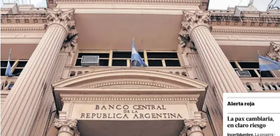  ?? ARCHIVO LA NUEVA. ?? El Central
se convirtió en un financista privilegia­do del Gobierno, a punto tal que el 60% de sus activos son deuda pública.