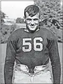  ??  ?? Isaac “Ike” Hayes in 1935, when he played football at Iowa State University