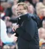  ??  ?? Jurgen Klopp celebrates.