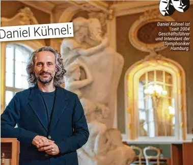  ?? ?? Daniel Kühnel ist seit 2004 Geschäftsf­ührer und Intendant der Symphonike­r Hamburg. Daniel Kühnel: