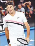  ?? AFP ?? Roger Federer beat Tomas Berdych in their Australian Open quarterfin­al yesterday.