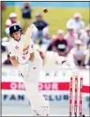  ?? (AP) ?? England’s captain Joe Root plays a shot against West Indies during day four of the third cricket Test match at the Daren Sammy Cricket Ground in Gros Islet, St Lucia on Feb 12.