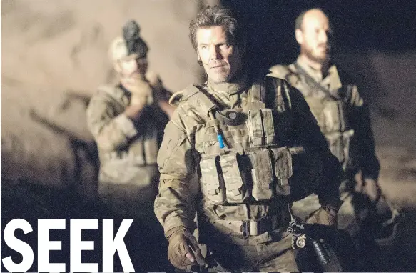  ?? Photos: eOne Films ?? As law enforcer Matt Graver in Sicario, Josh Brolin is someone
you wouldn’t want to cross.