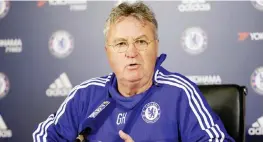  ?? REUTERS ?? L’olandese Guus Hiddink, 69 anni, chiamato a rilanciare il Chelsea, come nel 2009