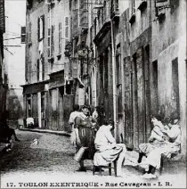  ?? (Repro DR, mes-annees-.fr) ?? Toulon et son quartier réservé, il y a un siècle.
