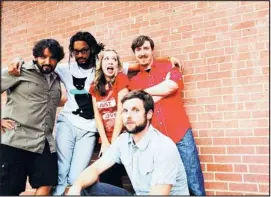  ??  ?? The Denver-based hip-hop group Flobots found inspiratio­n for its new album, “The Circle in the Square,” on a trip to Jordan.