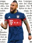  ?? Foto: dpa ?? Torschütze in Frankfurt: Arturo Vidal.