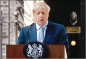  ??  ?? United Kingdom Prime Minister Boris Johnson