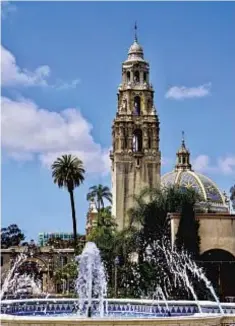  ?? GETTY IMAGES ?? Balboa Park was named a Favorite place to get married and a top San Diego attraction.