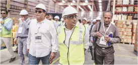  ?? PHOTO: BLOOMBERG ?? Kishore Biyani at a warehouse operated by Future Supply Chain Solutions in Nagpur.