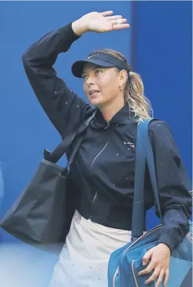  ?? Getty Images Picture: ?? GOODBYE. Maria Sharapova was sent packing from the US Open by Anastasija Sevastova at Flushing Meadows in New York on Sunday.