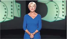  ?? DAVID GIESBRECHT, IFC ?? Dame Helen Mirren adds a serious touch as the host of IFC’s Documentar­y Now!