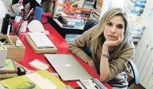  ?? ?? La periodista y escritora venezolana Karina Sainz Borgo