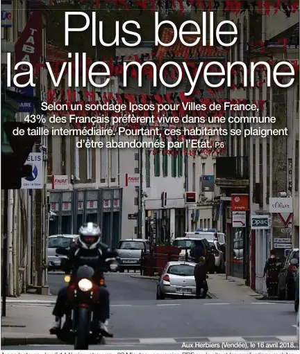  ??  ?? Aux Herbiers (Vendée), le 16 avril 2018.A nos lecteurs. Jeudi 14 février, retrouvez «20 Minutes» en version PDF sur le site et les applicatio­ns mobiles. Et suivez l’actualité sur l’ensemble de nos supports numériques.