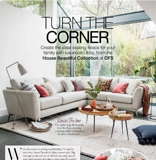 Libby on sale corner sofa