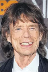  ??  ?? Sir Mick still has twinkle in his eye at 74