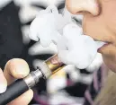  ?? FILE ?? The Nova Scotia government says more legislatio­n targeting vaping will be introduced in the spring.