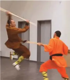  ?? FOTO: YVONNE ROITHER ?? Ein Shaolin greift nie an. Aber wenn er angegriffe­n wird, ist er gefährlich.