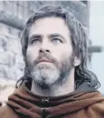  ??  ?? Chris Pine stars in the latest historical drama Outlaw King