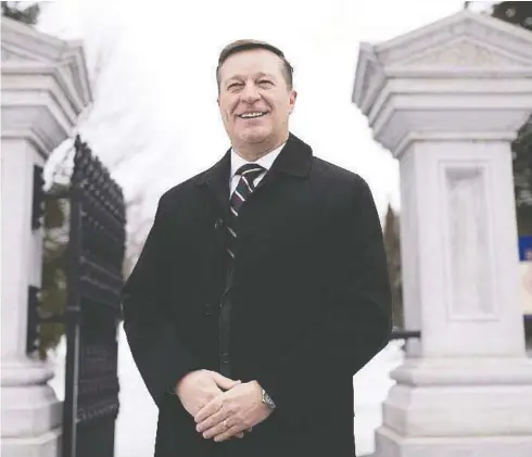  ?? JUSTIN TANG / THE CANADIAN PRESS ?? Bryan Brulotte has ended his short-lived bid for the leadership of the Conservati­ve Party of Canada, deciding to back Peter MacKay instead.