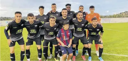  ??  ?? Once inicial del Extremadur­a UD en su último envite de pretempora­da jugado en Santa Amalia.