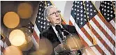  ?? AL DRAGO/THE NEW YORK TIMES ?? Senate Majority Leader Mitch McConnell of Kentucky opposes the Democratic plan.