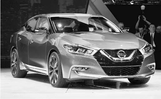  ?? Derek McNaughton
/ Driving ?? Dubbed by Nissan as a “4-Door Sports Car”, the 2016 Nissan Maxima is lower and longer than the previous generation.