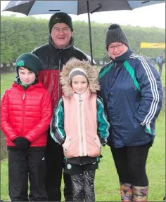  ??  ?? Jim and Cian McGee, with Lorraine and Aine O’Reilly.