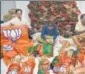  ?? PTI ?? Several top BJP leaders will make an appearance in Rajkot in the coming days.