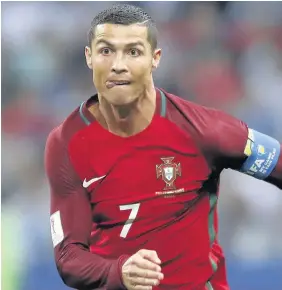  ??  ?? > Portugal and Real Madrid superstar footballer Cristiano Ronaldo