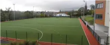  ??  ?? Sligo Grammar School is expanding its artificial grass play area.