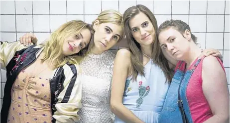  ?? Mark Schafer HBO ?? JEMIMA KIRKE, left, Zosia Mamet, Allison Williams and Lena Dunham blazed a path from “Girls” to womanhood.