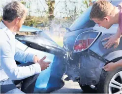  ??  ?? > Drivers may face inflated premiums after a crash, says Which?