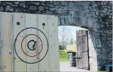  ?? SPECIAL TO TORSTAR ?? Niagara Parks' Old Fort Erie will host an axe-throwing event next Tuesday.