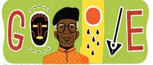  ??  ?? Googles’ doodle dedicated to Achebe