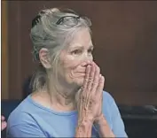  ?? Stan Lim Los Angeles Daily News ?? LESLIE VAN HOUTEN at a 2017 parole hearing. Her attorneys argue she has been a model prisoner.